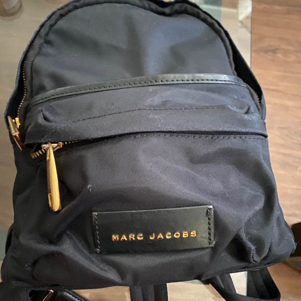 Marc Jacobs Varsity Mini Black Backpack